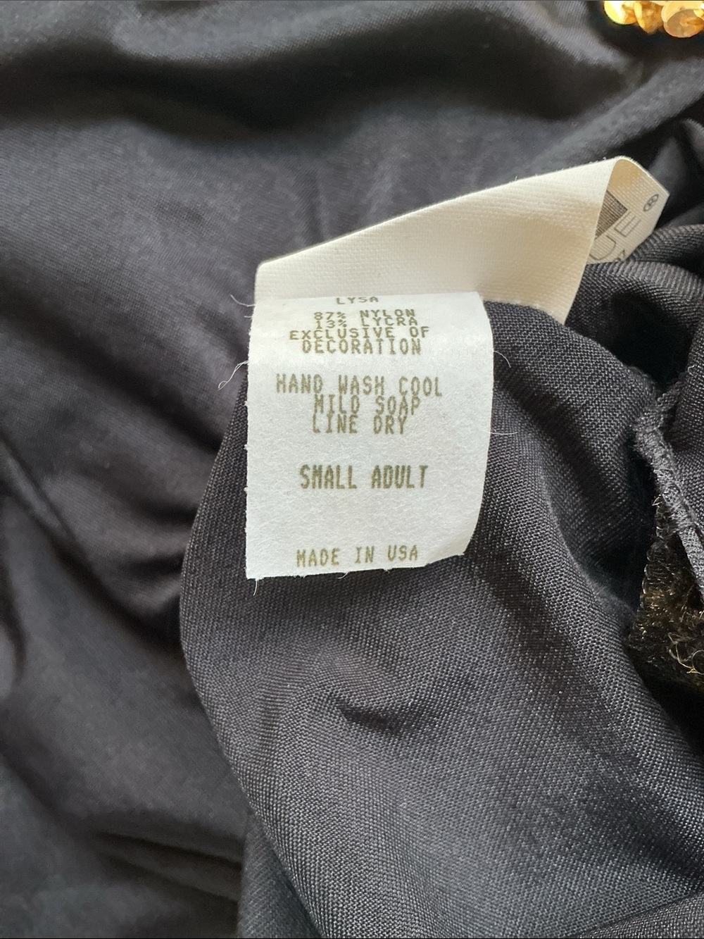 A Wish Come True -Sz S Adult- Black and Gold Star Tutu Costume - Picture 8 of 14